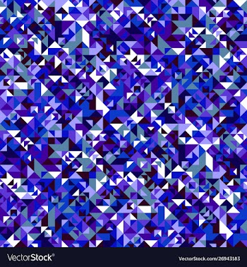 Seamless abstract colorful mosaic triangle vector image