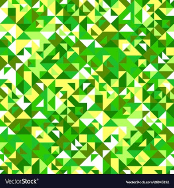 Seamless abstract colorful triangle pattern vector image
