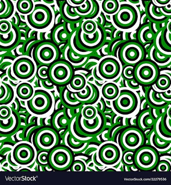 Seamless abstract concentric circle pattern vector image