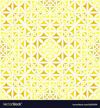 Seamless abstract curved shape kaleidoscope vector image