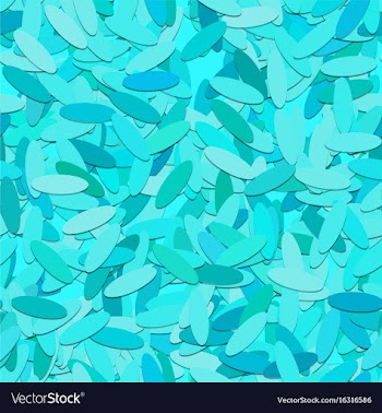 Seamless abstract ellipse pattern background vector image
