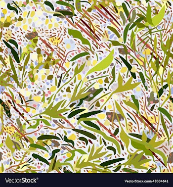 seamless abstract floral pattern