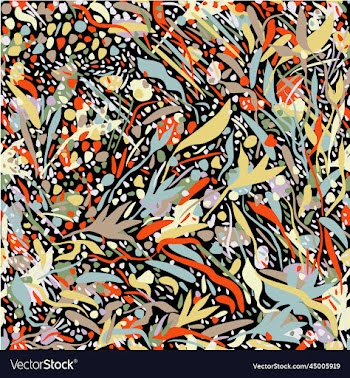 seamless abstract floral pattern