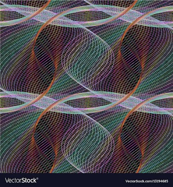 Seamless abstract fractal pattern background vector image