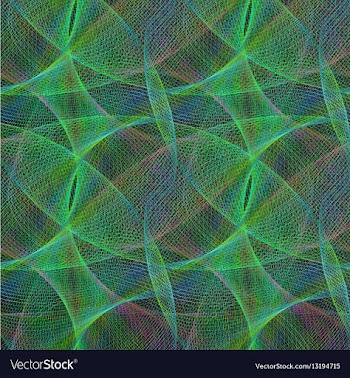 Seamless abstract fractal pattern background vector image