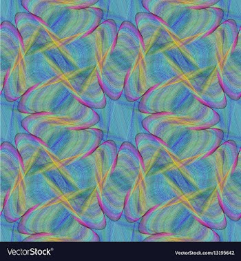 Seamless abstract fractal pattern background vector image