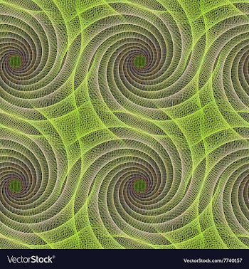 Seamless abstract fractal pattern background vector image