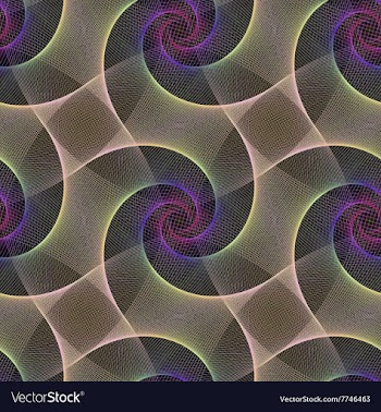 Seamless abstract fractal pattern background vector image