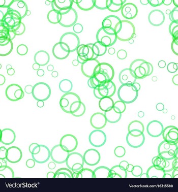 Seamless abstract geometric circle pattern vector image
