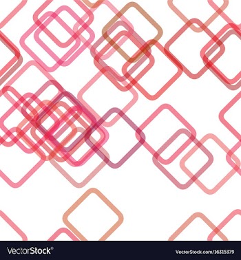 Seamless abstract geometric square background vector image