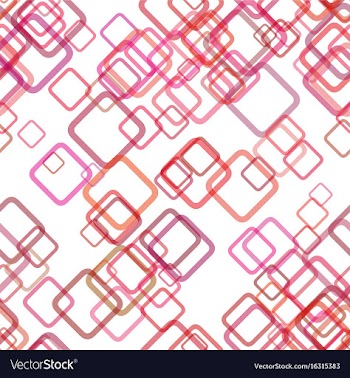Seamless abstract geometric square background vector image