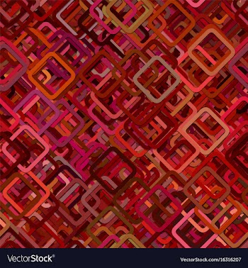 Seamless abstract geometric square pattern vector image