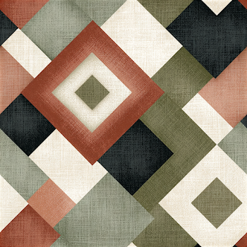 Seamless Abstract Geometric Textile Pattern