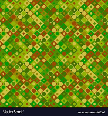 Seamless abstract geometrical circle mosaic vector image