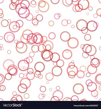 Seamless abstract geometrical circle pattern vector image