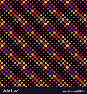 Seamless abstract geometrical circle pattern vector image