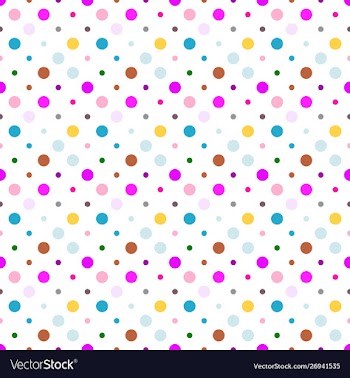 Seamless abstract geometrical dot pattern vector image