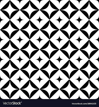 Seamless abstract geometrical star pattern vector image