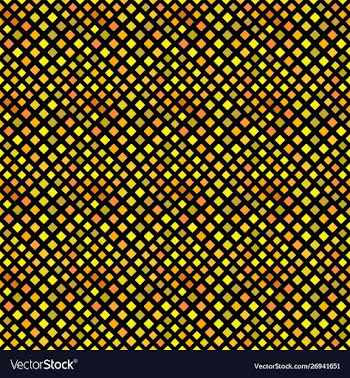 Seamless abstract golden square pattern vector image