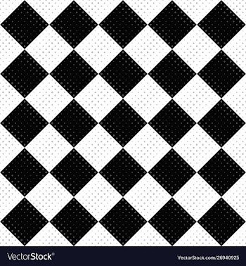 Seamless abstract monochrome circle pattern vector image