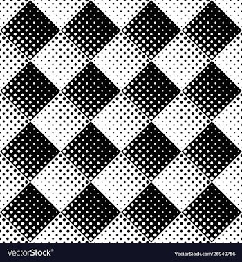 Seamless abstract monochrome geometrical circle vector image