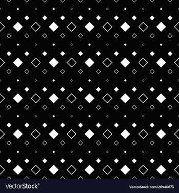 Seamless abstract monochrome square pattern vector image