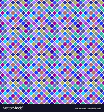 Seamless abstract multicolor diagonal square vector image