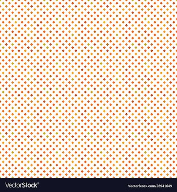 Seamless abstract orange square pattern vector image