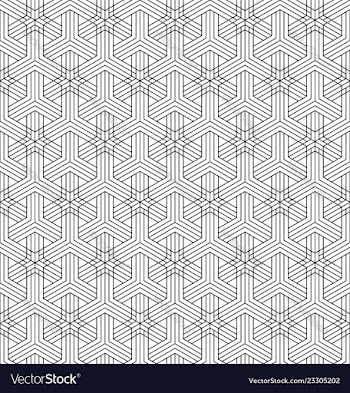 Seamless abstract pattern based on japanese vector image