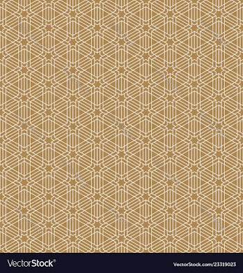 Seamless abstract pattern based on japanese vector image
