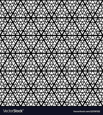 Seamless abstract pattern in the form of triangles vector image