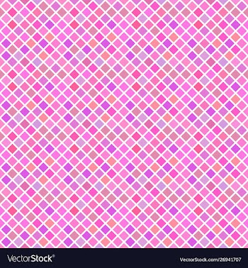 Seamless abstract pink diagonal square pattern vector image
