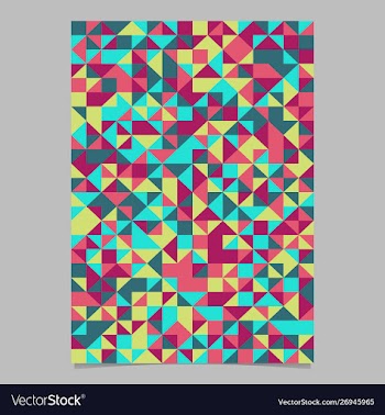Seamless abstract polygonal geometrical triangle vector image