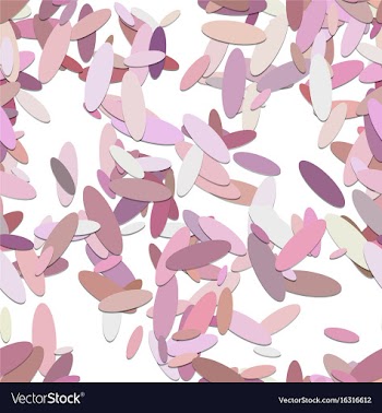 Seamless abstract random ellipse pattern vector image