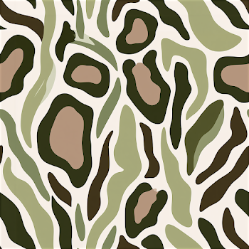 Seamless Abstract Safari Animal Print Pattern