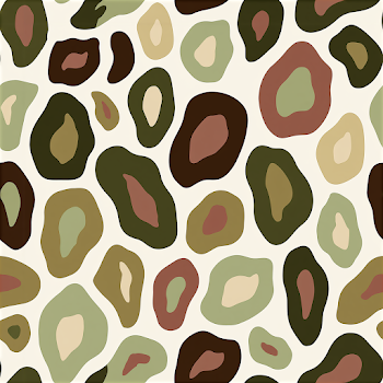 Seamless Abstract Safari Animal Print Pattern