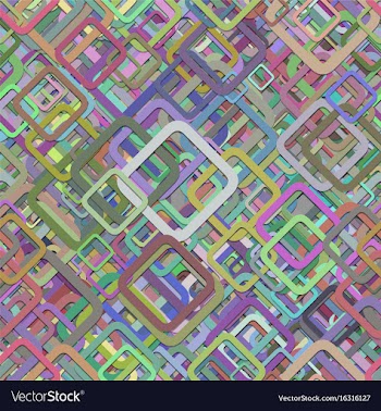 Seamless abstract square background pattern vector image