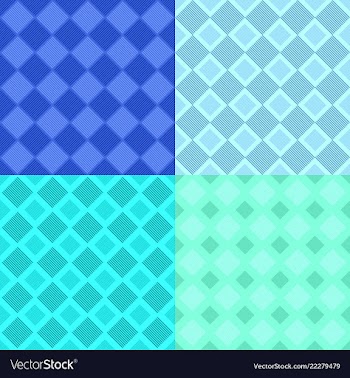 Seamless abstract square pattern background set vector image