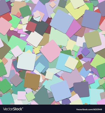 Seamless abstract square pattern background vector image