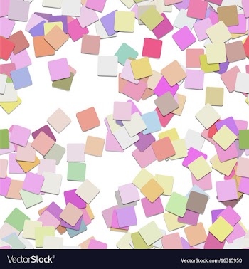 Seamless abstract square pattern background vector image