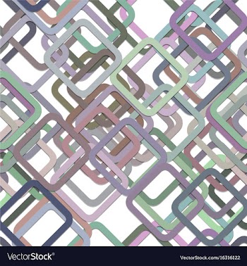 Seamless abstract square pattern background vector image