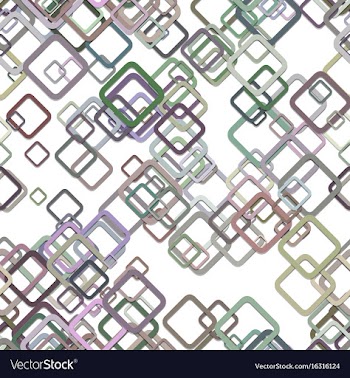 Seamless abstract square pattern background vector image