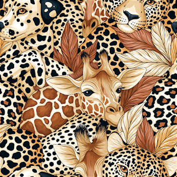 Seamless Animal Print Textile Pattern