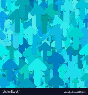 Seamless arrow background pattern - design from vector image