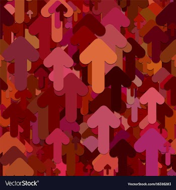 Seamless arrow background pattern - design from vector image