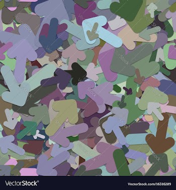 Seamless arrow background pattern - from colorful vector image