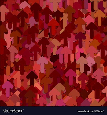 Seamless arrow background pattern - graphic from vector image