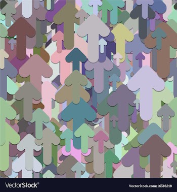 Seamless arrow background pattern - graphic vector image