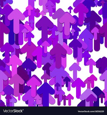Seamless arrow background pattern - graphic vector image
