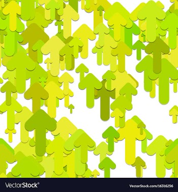 Seamless arrow background pattern - graphic vector image
